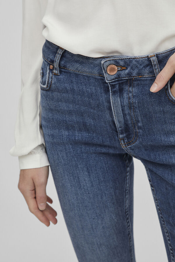 Vila Pantal&oacute;n vaquero Vila Skinny fit Azul