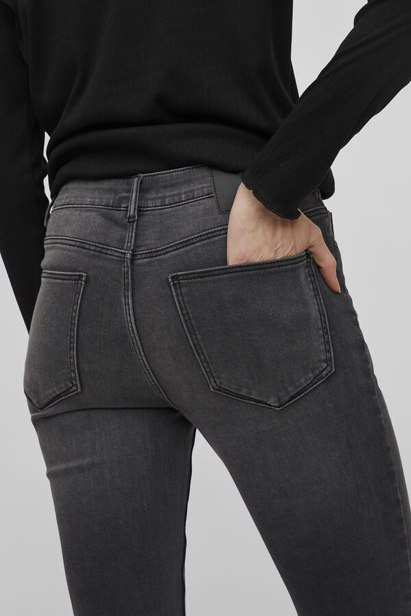 Vila Pantal&oacute;n vaquero Vila Skinny fit Gris