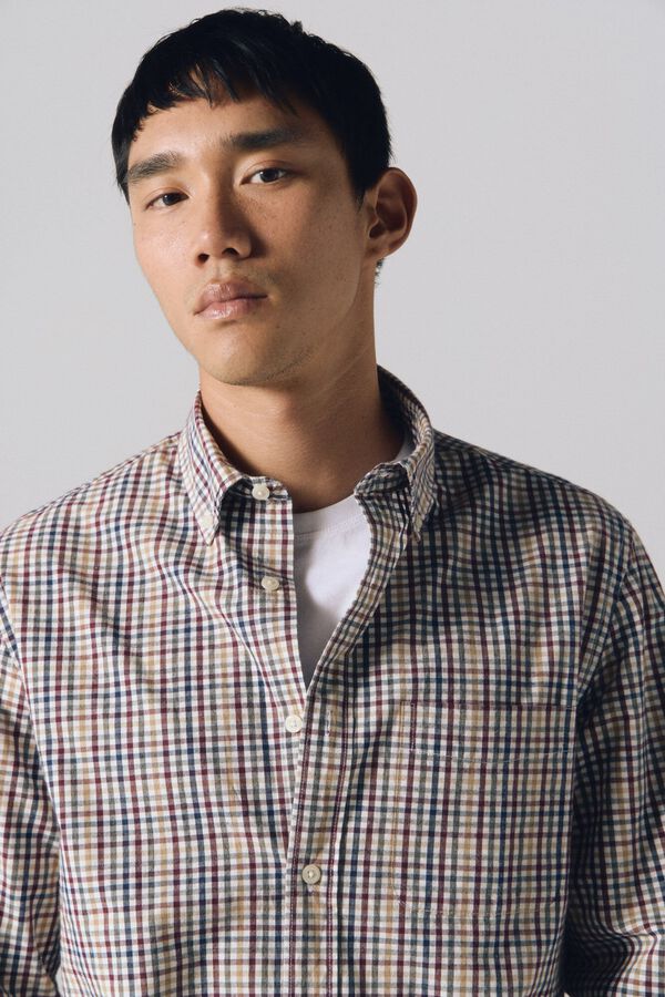 Cortefiel Camisa xadrez popelina Granada