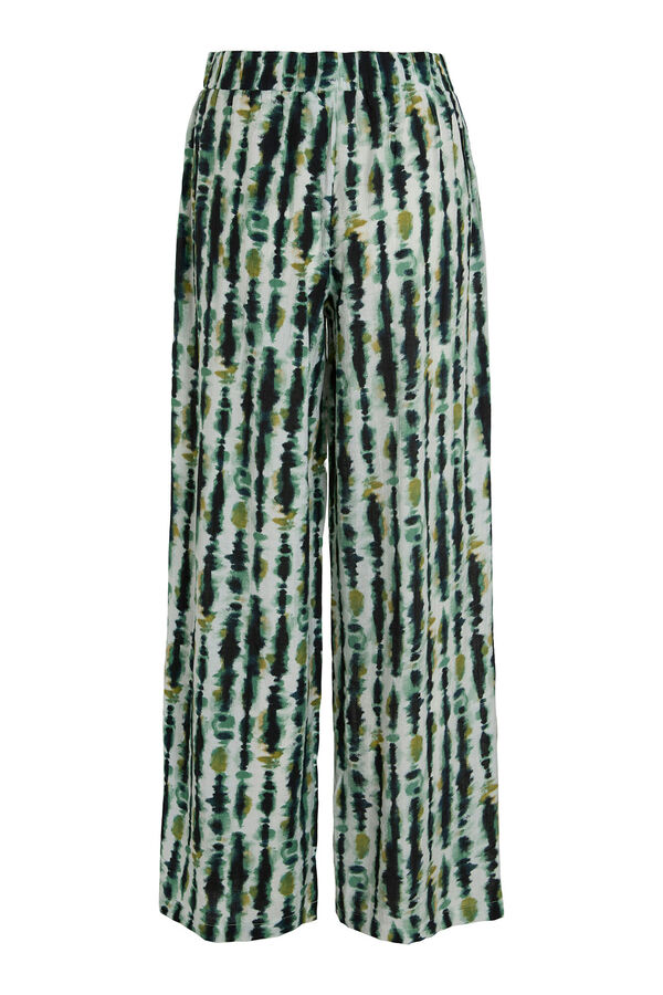 Vila Pantal&oacute;n largo estampado Blanco