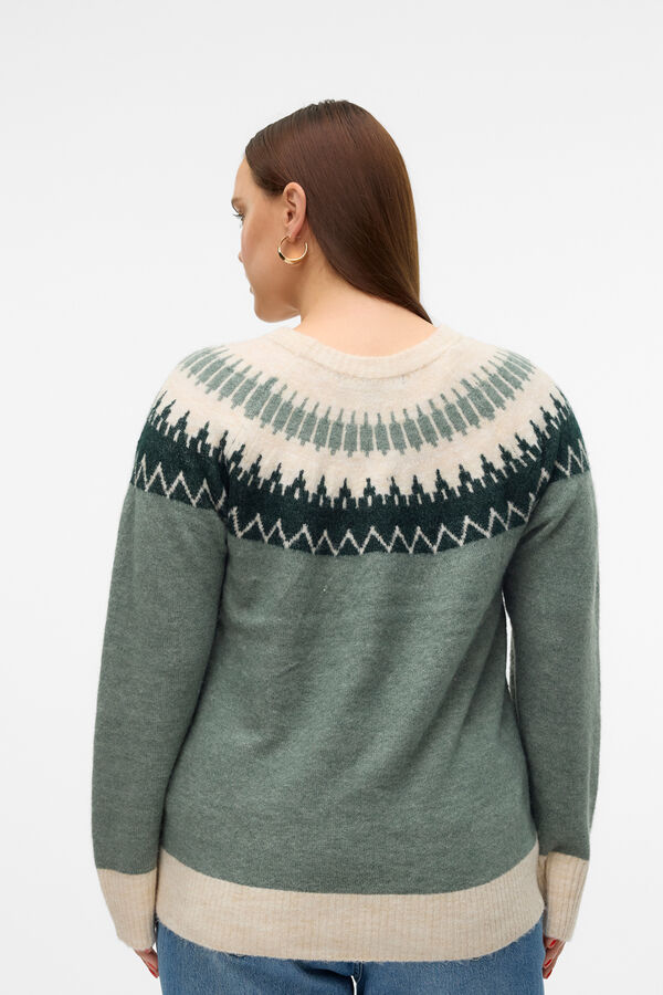 Vero Moda Curve Suéter grego tamanho grande  Verde