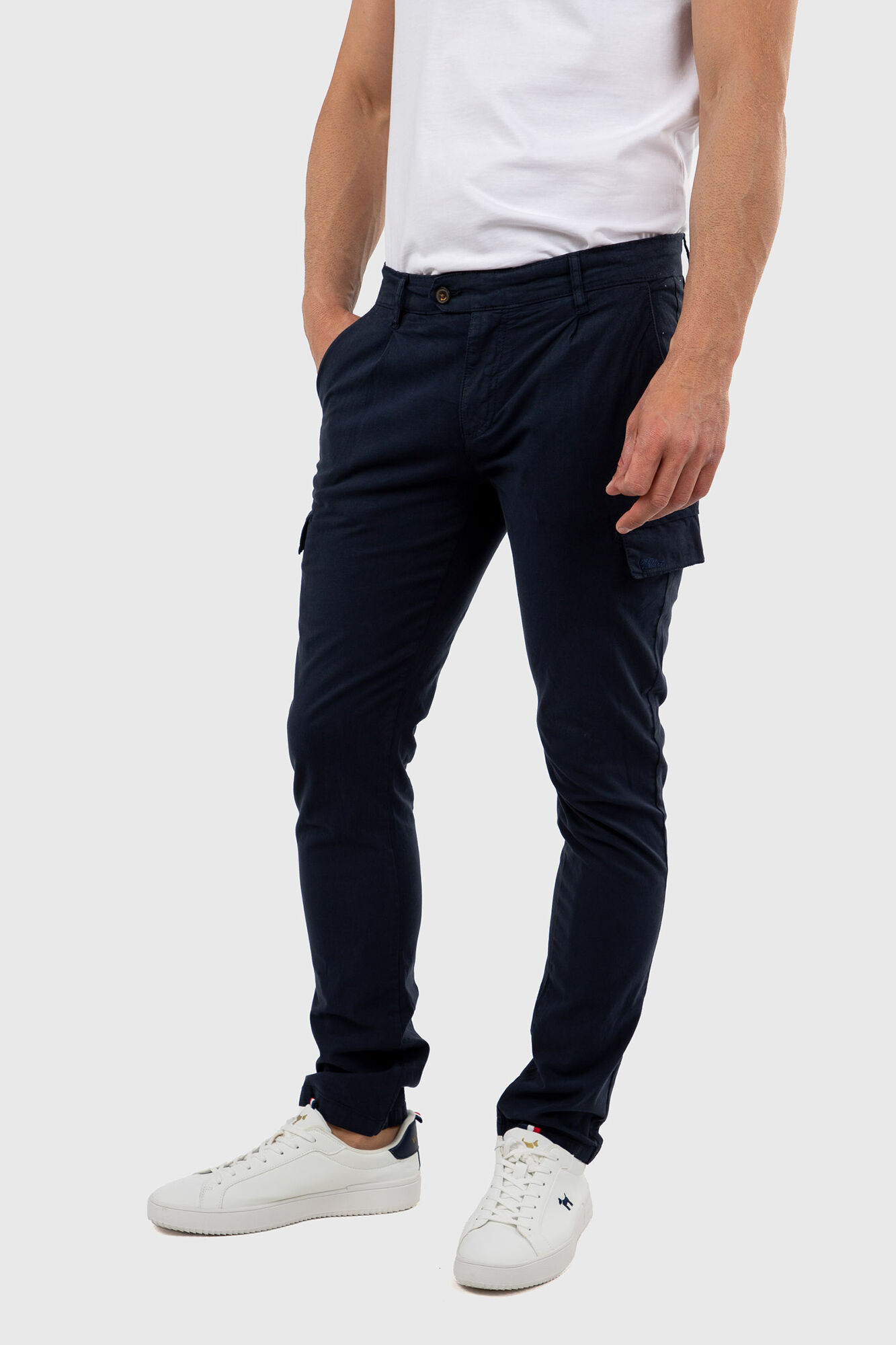 Williot Pantalon Cargo Lino