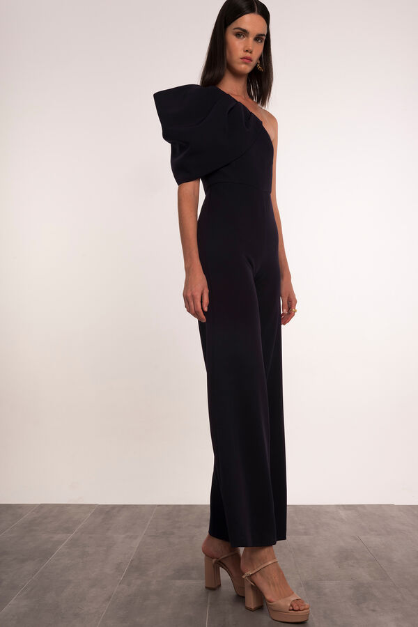 Dolores Promesas Mono asim&eacute;trico con drapeado Negro