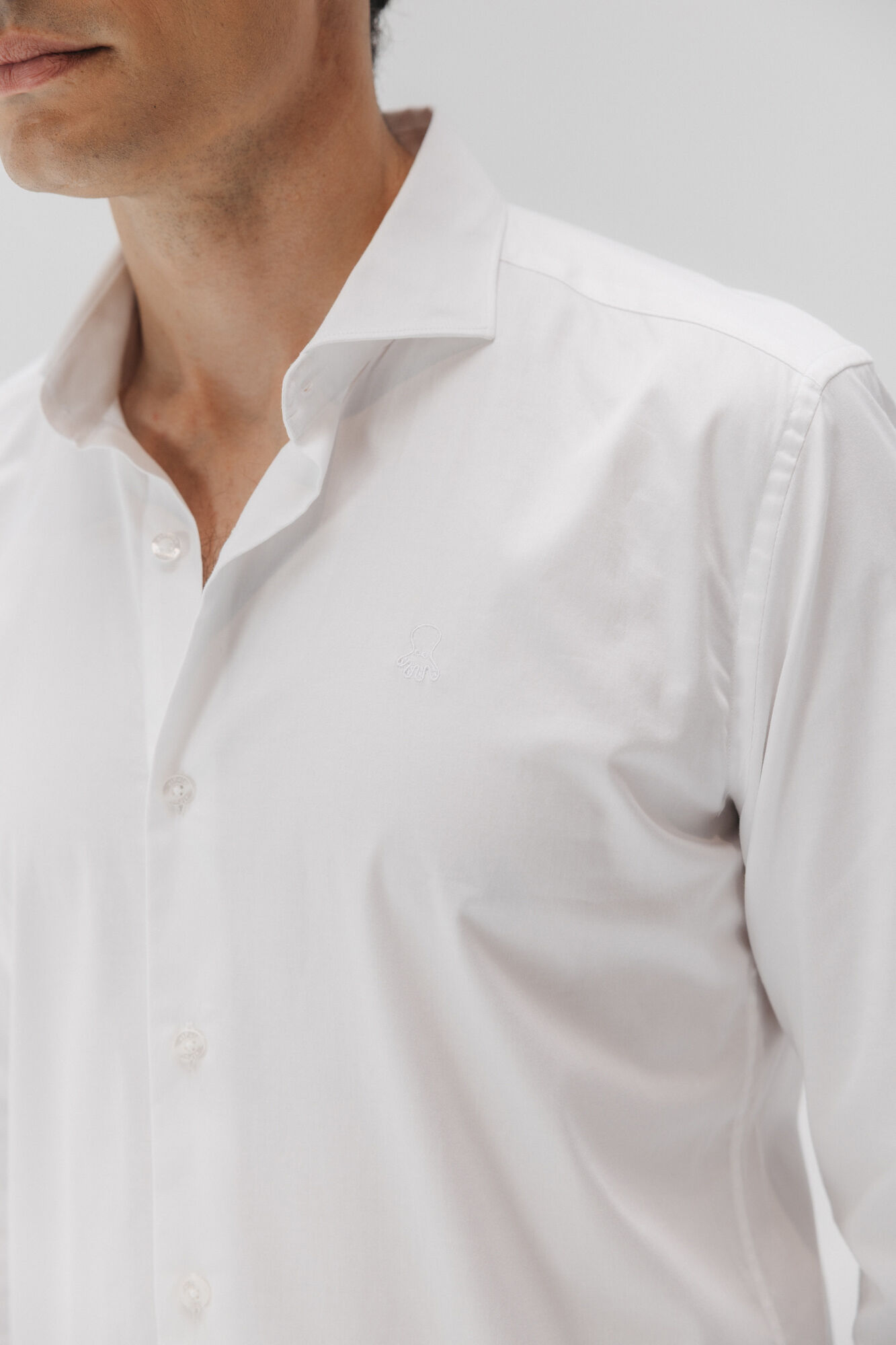 elPulpo Camisa vestir popel&iacute;n el&aacute;stico