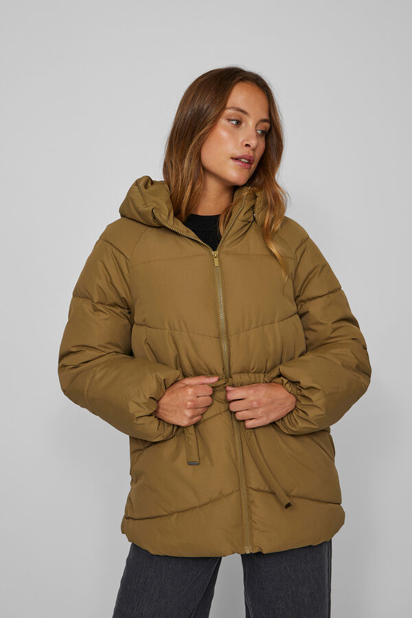 Vila Abrigo acolchado 3/4 Marr&oacute;n