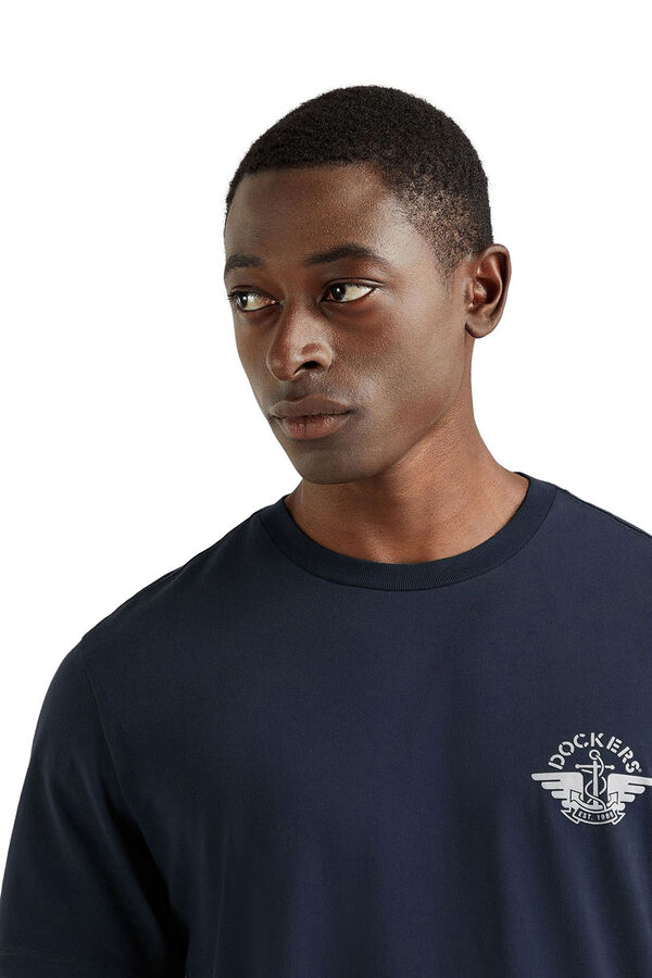 Dockers Camiseta cuello redondo Azul oscuro