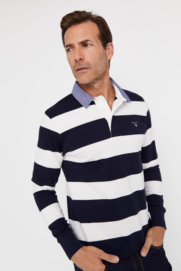 Gant Polo manga larga Blanco