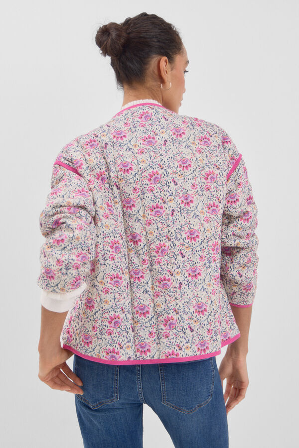 Cortefiel Casaco acolchoado estampado Multicolorido