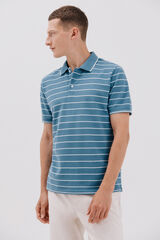 Cortefiel Polo &agrave;s riscas Azul