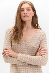 Cortefiel Jersey jacquard lurex Arena