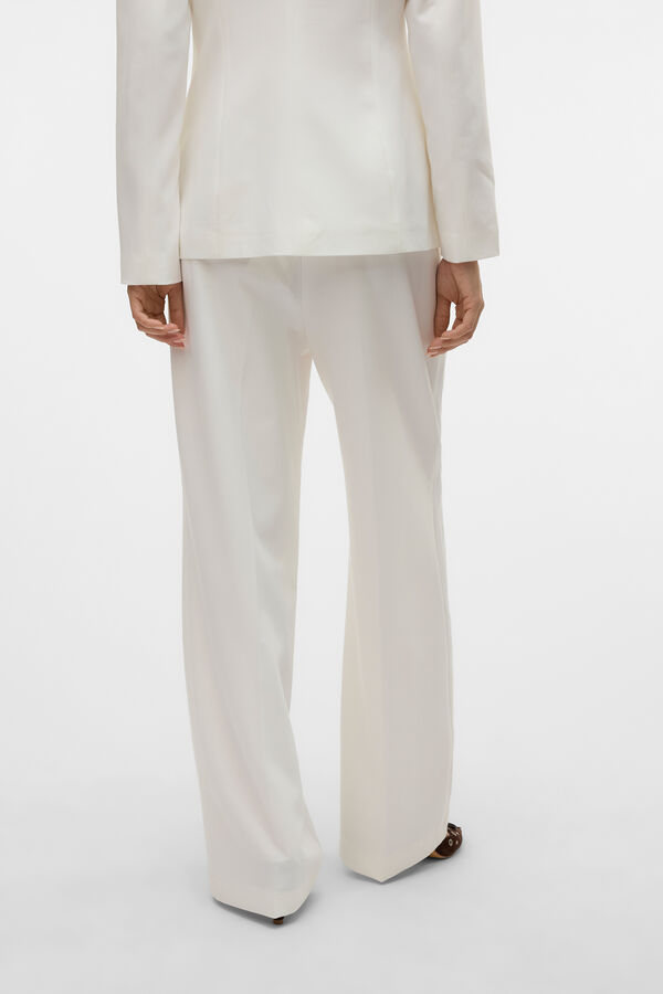 Vero Moda Pantal&oacute;n largo de vestir Blanco