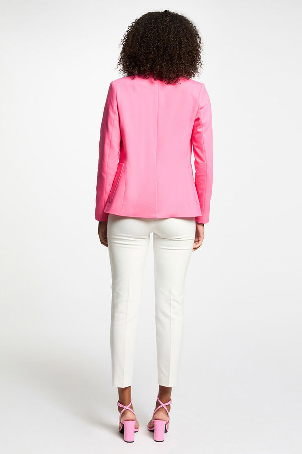 Morgan Blazer slim fit com bot&otilde;es Subiu