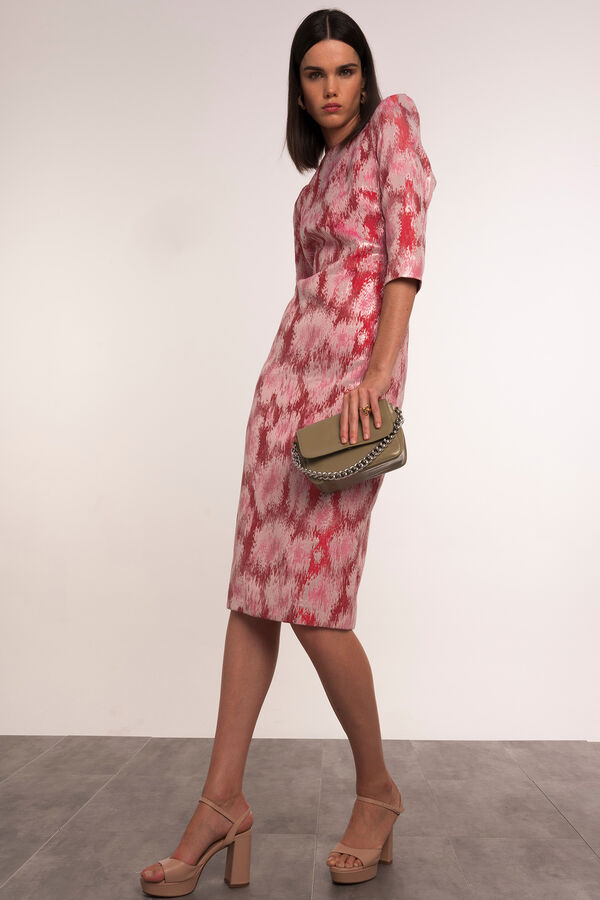 Dolores Promesas Vestido midi l&aacute;pis jacquard Subiu