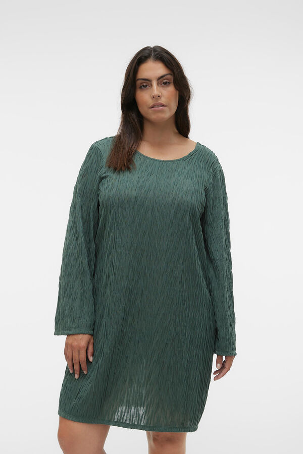 Vero Moda Curve Vestido manga larga Curve Verde