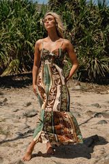 Jaase Vestido comprido Castanho