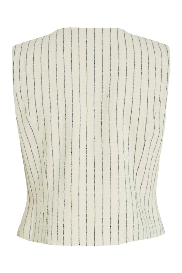 Vila Colete de vestido abotoado Cinzento