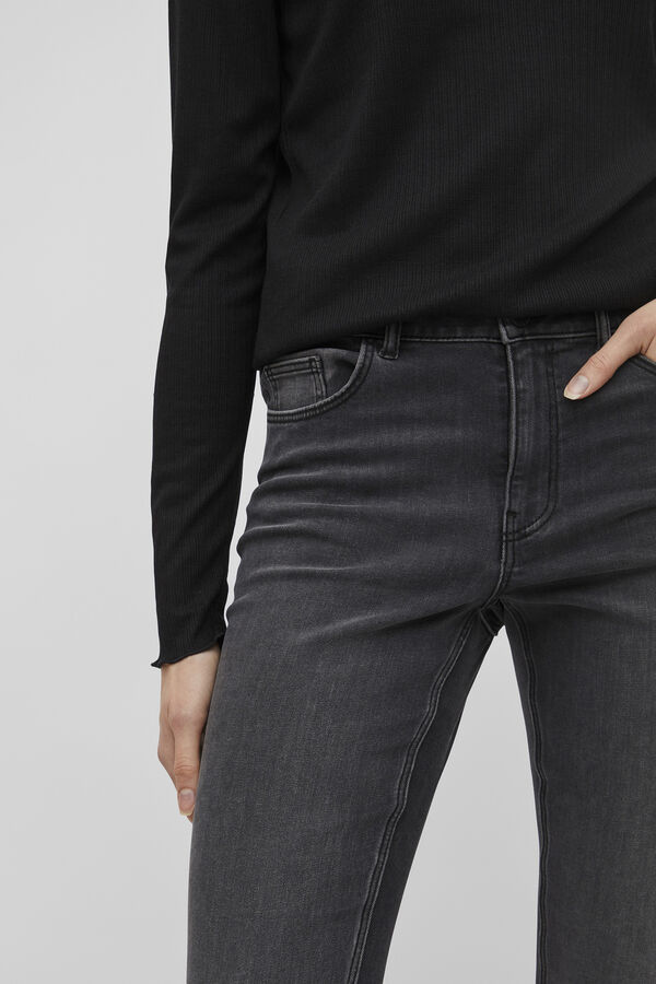 Vila Pantal&oacute;n vaquero Vila Skinny fit Gris