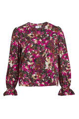 Vila Blusa de manga larga Negro