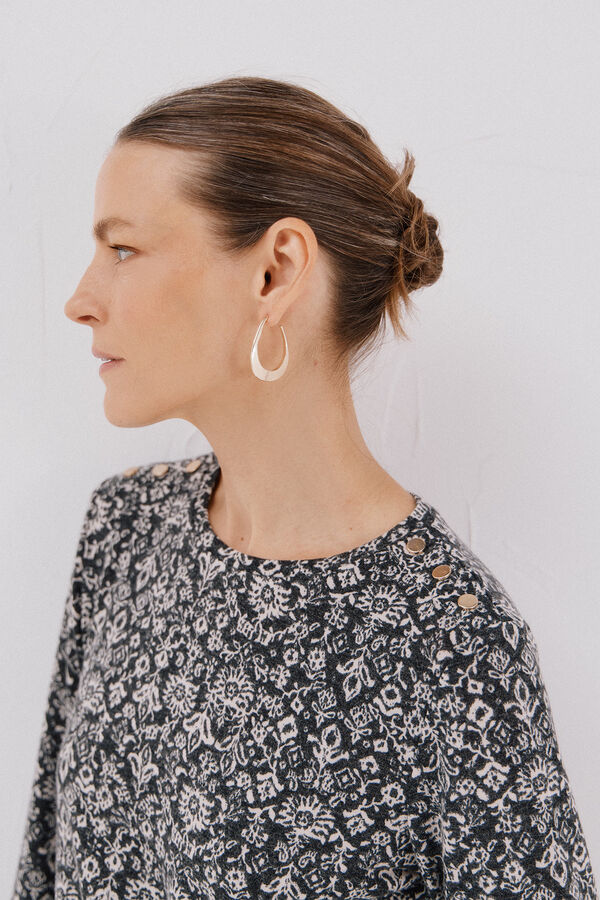 Cortefiel Camisa de caixa de bot&otilde;es Impress&atilde;o