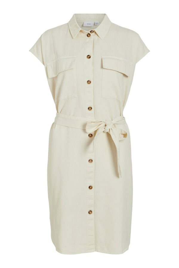 Vila Vestido curto saariano Cinzento