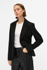 Object Blazer entallada manga larga Negro