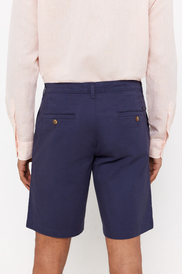 Cortefiel Bermuda chino Azul