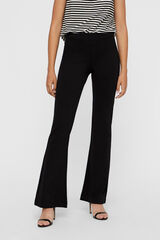 Vero Moda Pantal&oacute;n de campana tiro medio Negro