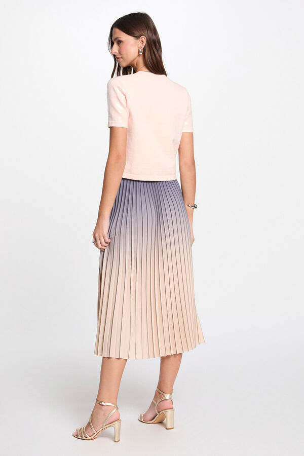 Morgan Falda larga plisada Multicolor