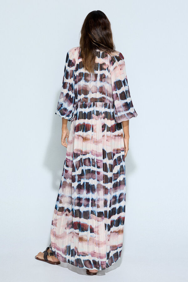 Slowlove Vestido largo estampado Multicolor