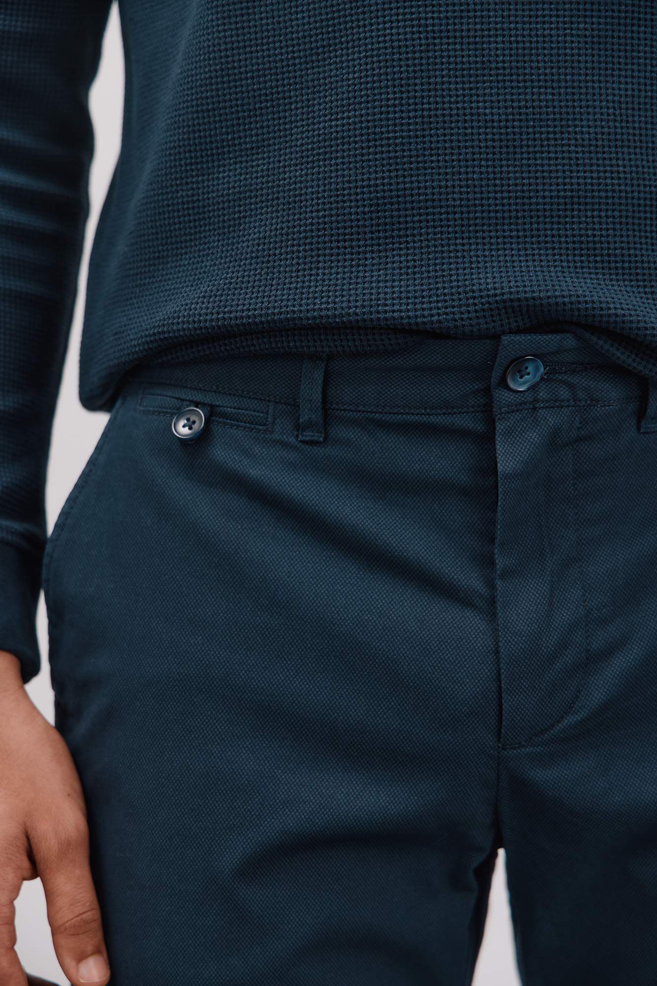 Cortefiel Pantal&oacute;n chino slim con print