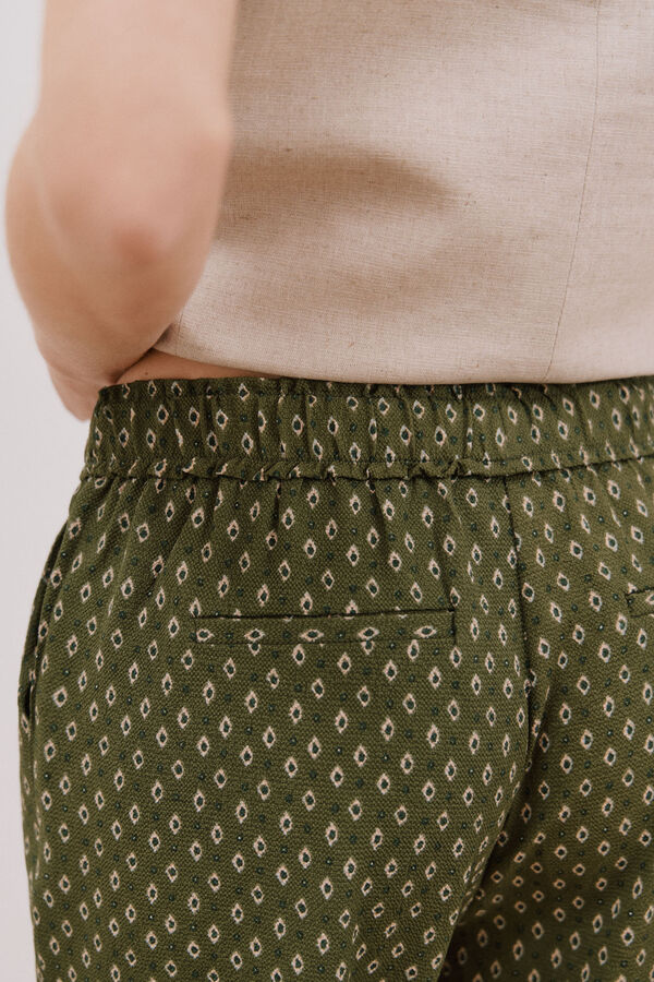 Cortefiel Cal&ccedil;as muito flu&iacute;do Multicolorido