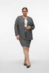 Vero Moda Curve Cardigan pied-de-poule Curve Preto