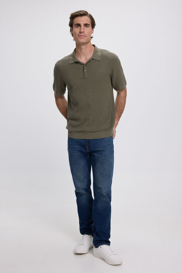 Jack & Jones Polo de punto regular fit Gris oscuro