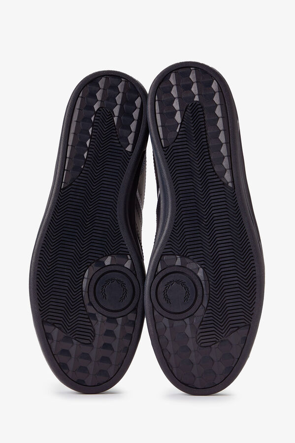 Fred Perry Zapatilla B4 embossed leather/suede Azul marino