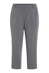 Evoked by Vila Cal&ccedil;a capri cintura alta curvil&iacute;nea Cinzento