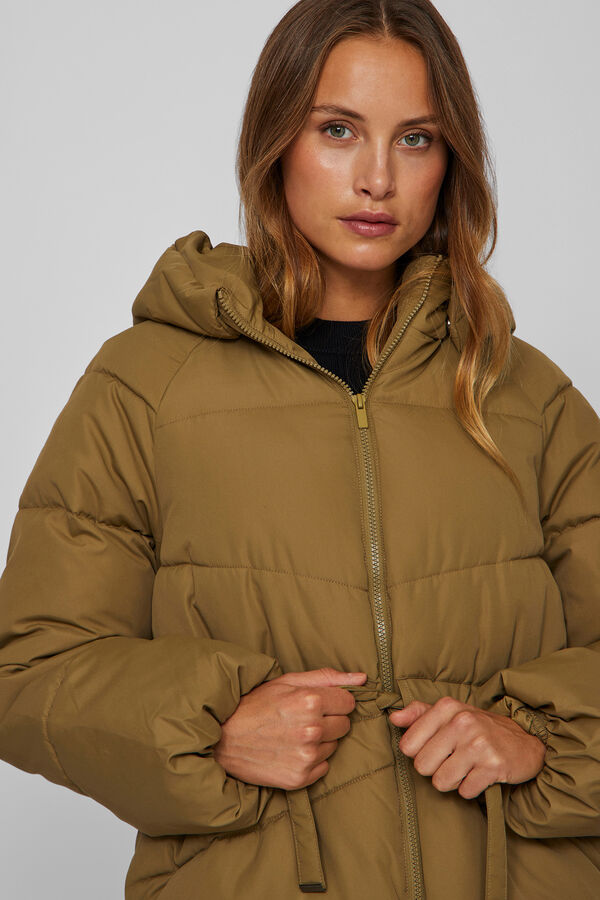 Vila Abrigo acolchado 3/4 Marr&oacute;n