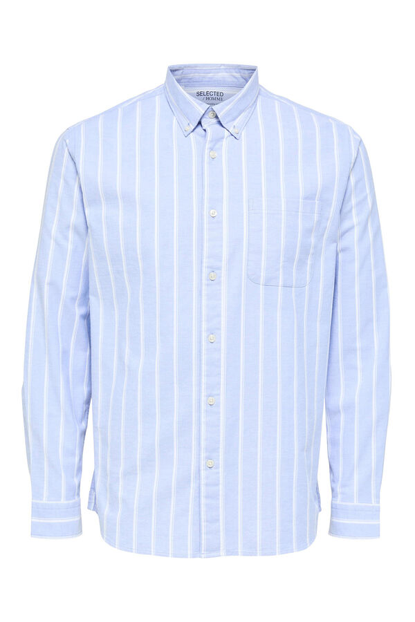 Cortefiel Camisa oxford Regular Fit Azul