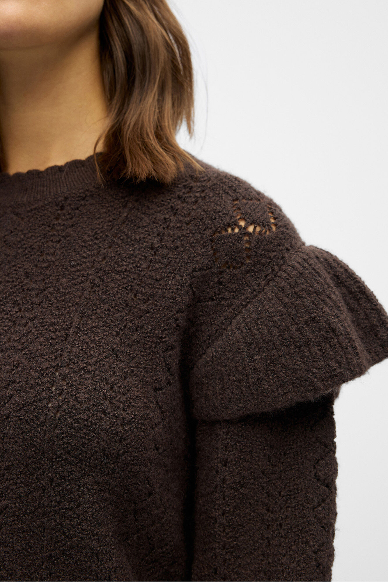 Object Jersey calado volantes