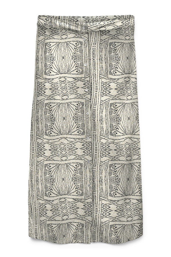 Vero Moda Saia comprida estampada Cinzento