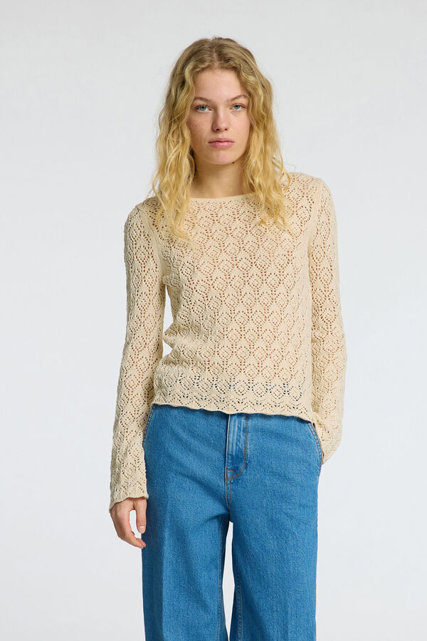 Selected Femme Top de malha Cinzento