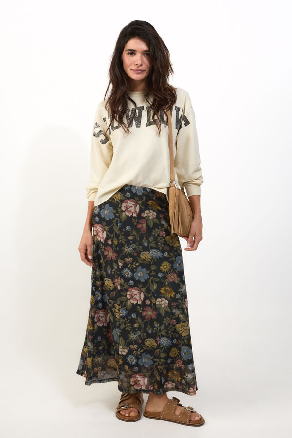 Slowlove Falda de tul el&aacute;stico Multicolorido