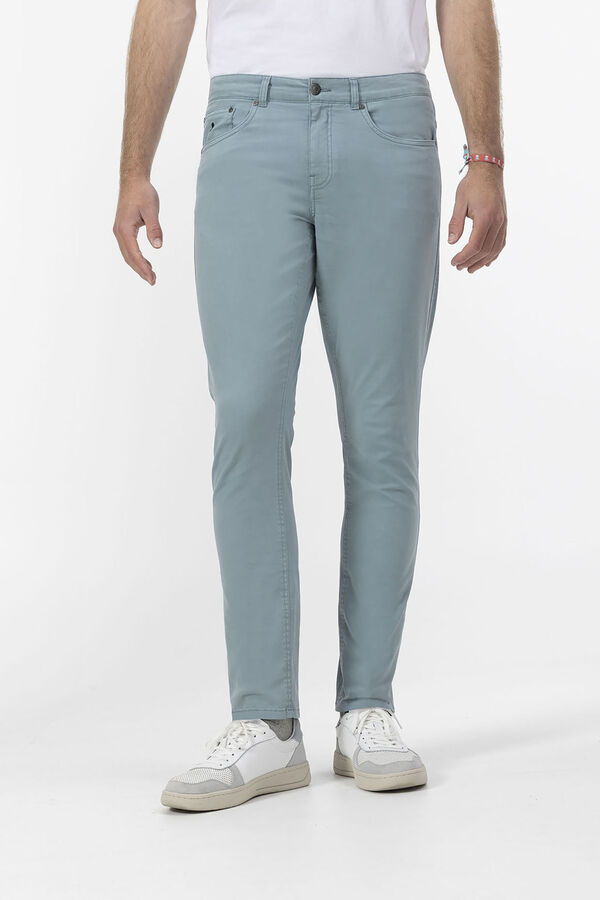 elPulpo Cal&ccedil;a com 5 bolsos Verde