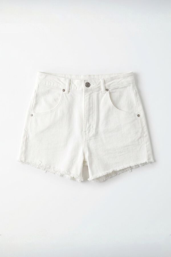 Slowlove Cal&ccedil;&otilde;es jeans desfiados Branco