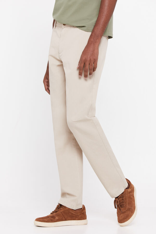 Cortefiel Cal&ccedil;as chino regular fit Tostado