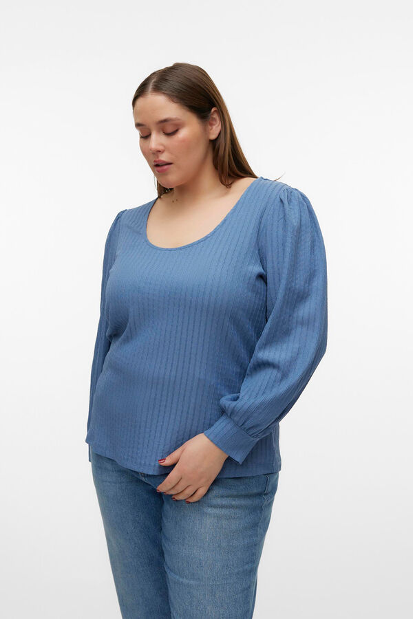 Vero Moda Curve Top de manga comprida Curve Azul