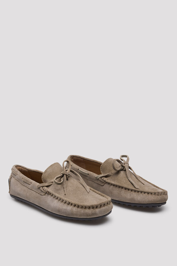 Cortefiel Mocasin sport piel Beige