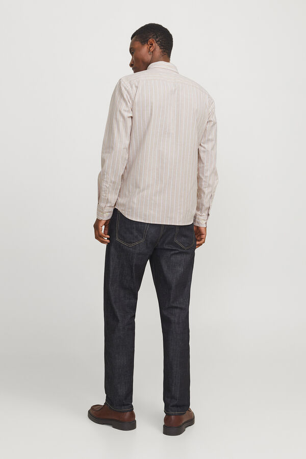 Jack & Jones Camisola oxford slim fit Castanho