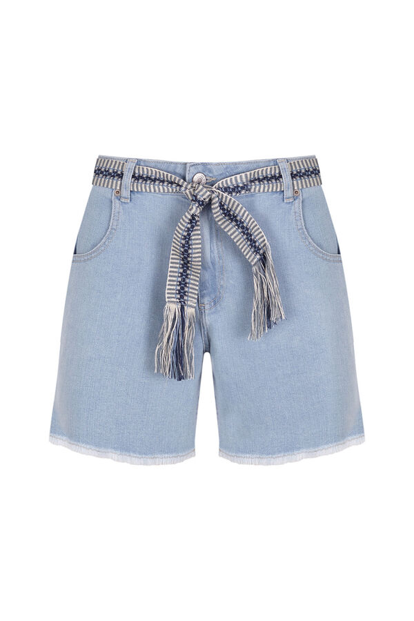 Slowlove Shorts de laço Azul