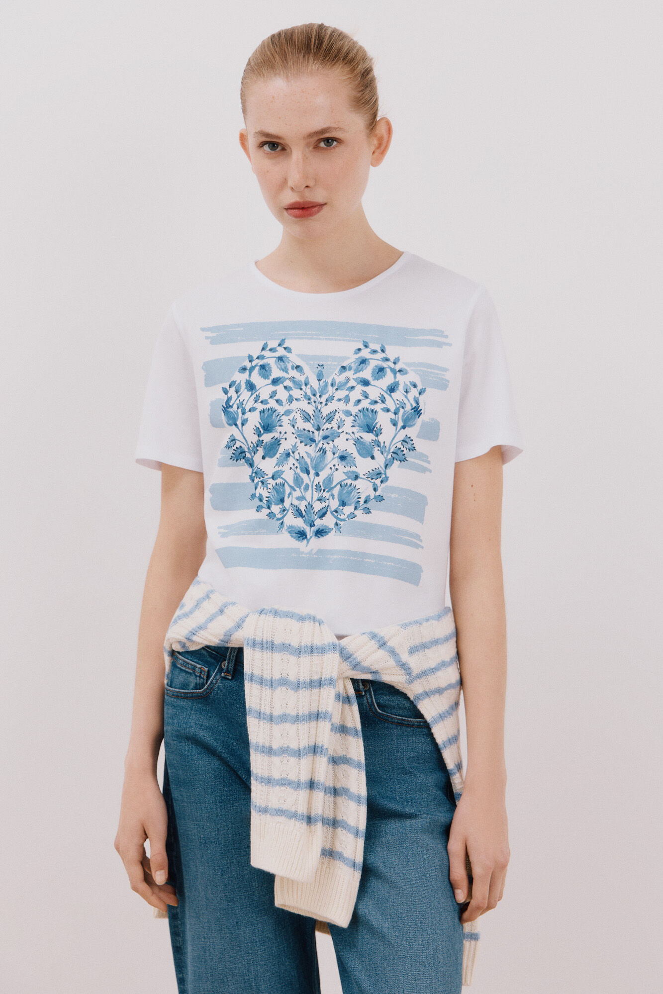 Cortefiel Camiseta estampada