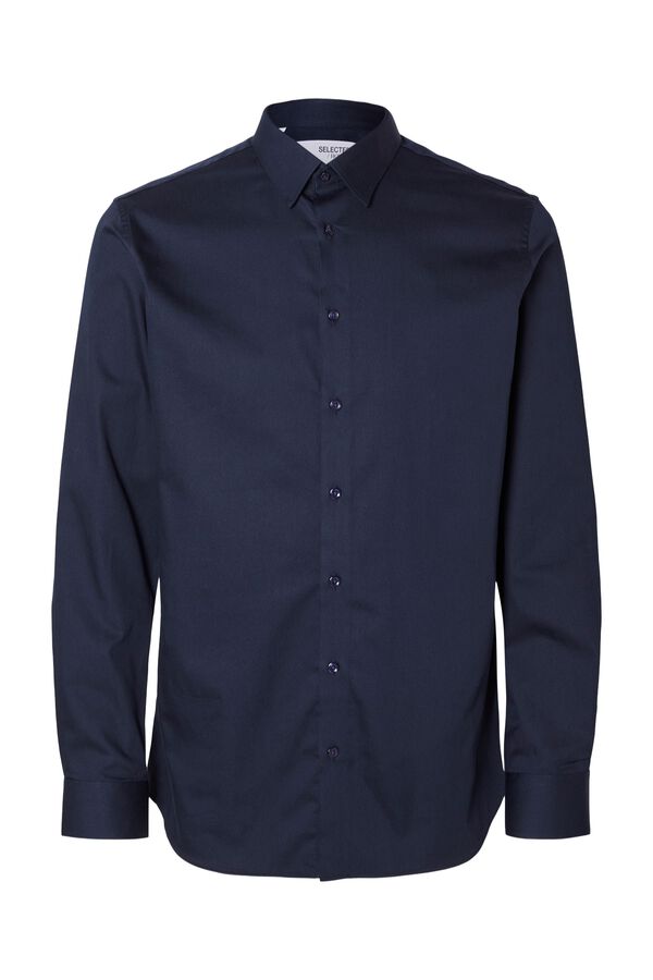 Selected Camisa de vestir slim fit Azul